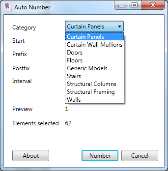 Revit Auto Number Add-in